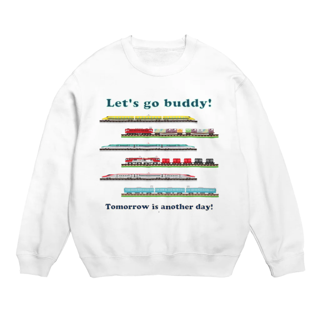 もけもけのLet’s go buddy!② Crew Neck Sweatshirt