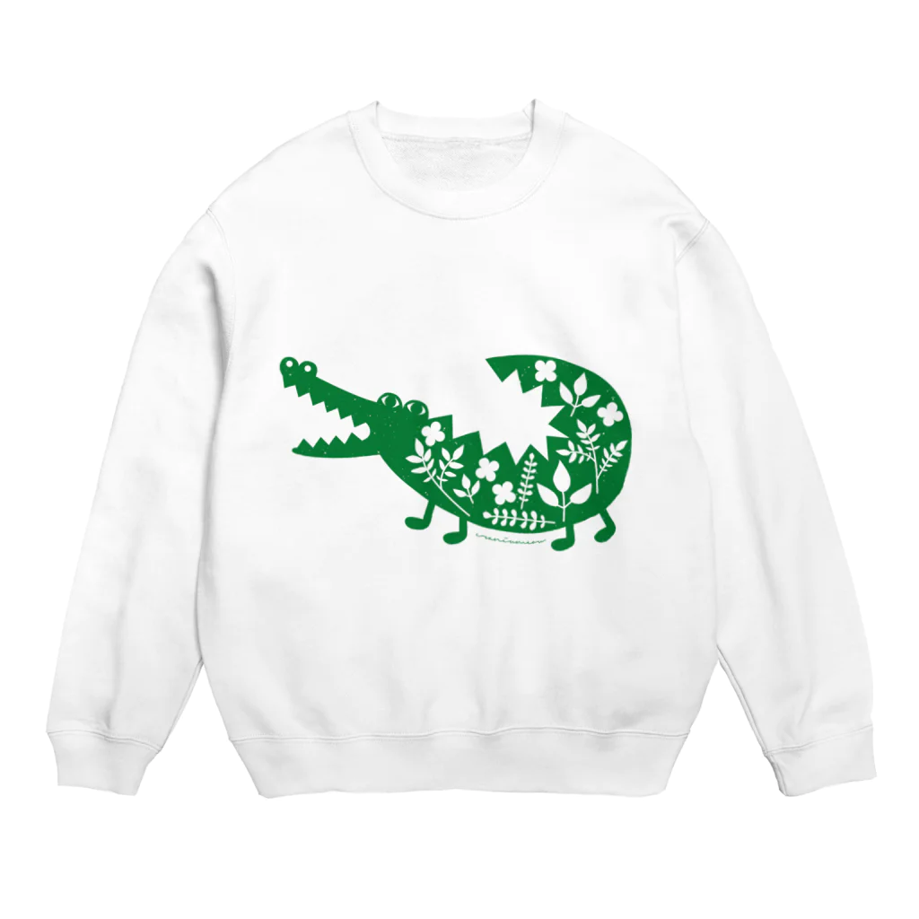 eye catcherのワニ Crew Neck Sweatshirt