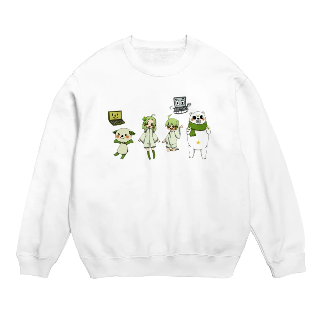 WORK　LIFEのキャラクター集合 Crew Neck Sweatshirt