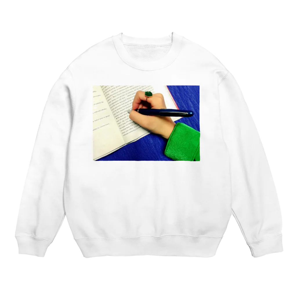 樹里の手 Crew Neck Sweatshirt