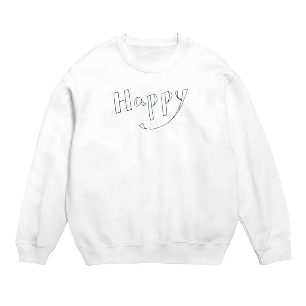 樹里のhappy Crew Neck Sweatshirt