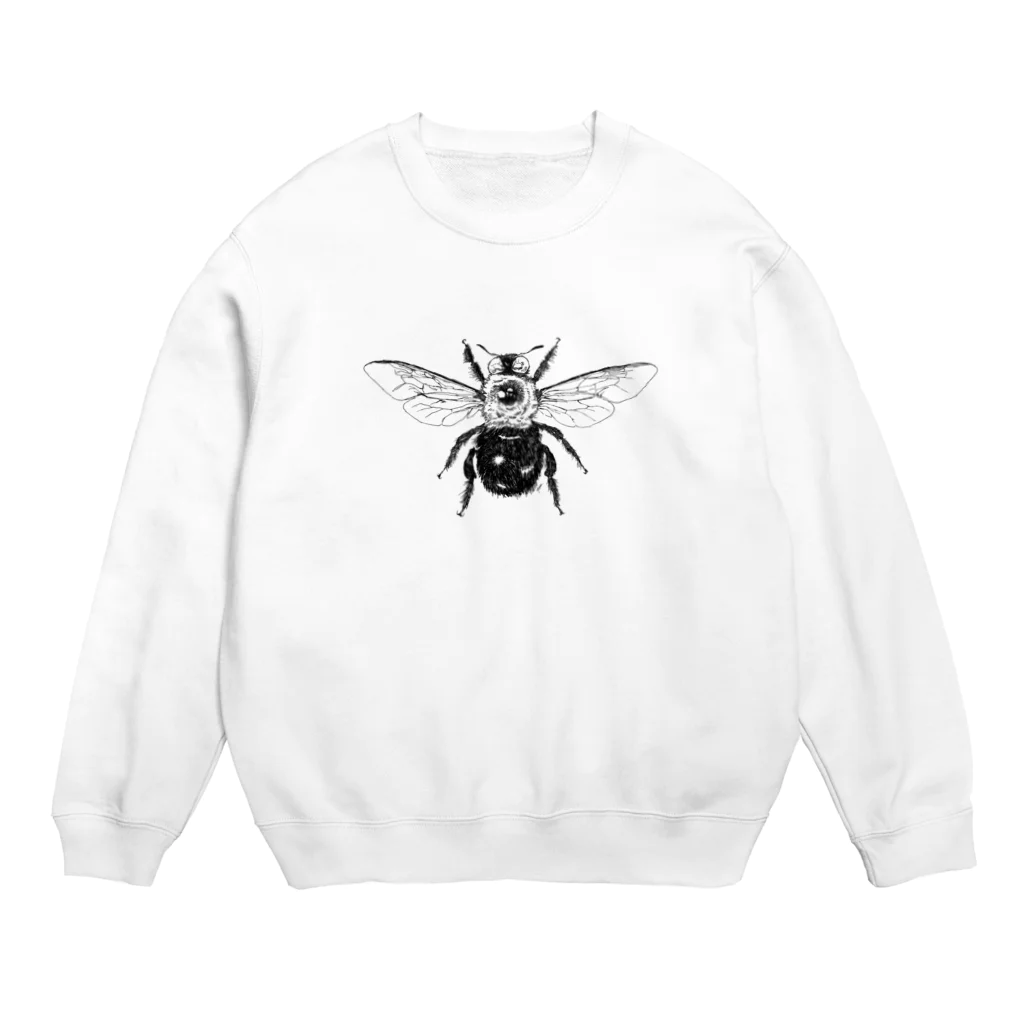 makkura.のクマバチ(xylcopa.) Crew Neck Sweatshirt