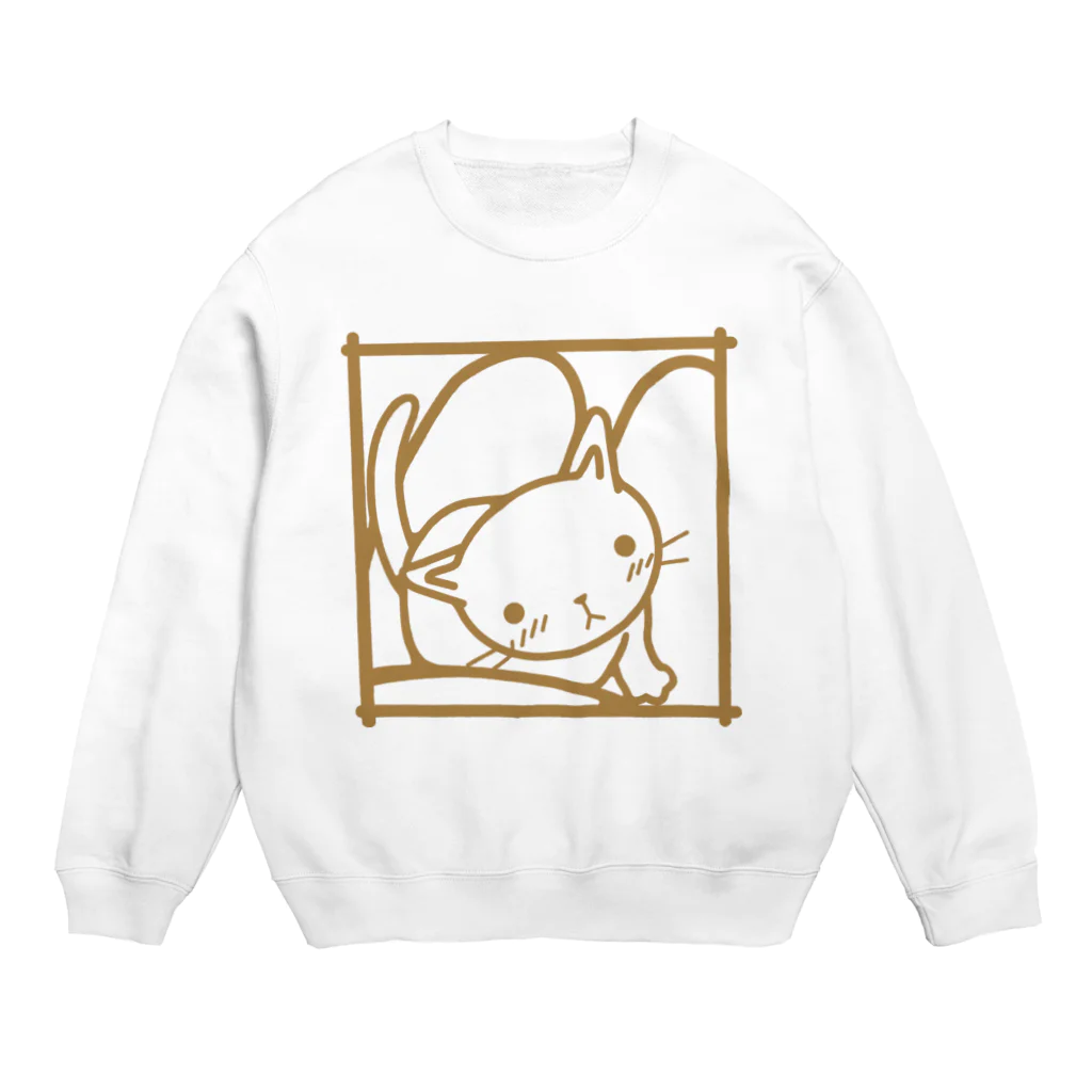 studio cololon雑貨部のひざネコ Crew Neck Sweatshirt