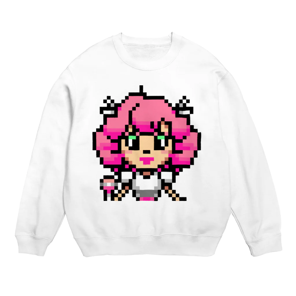 haruのidol・モモダピンコ微笑みver. Crew Neck Sweatshirt