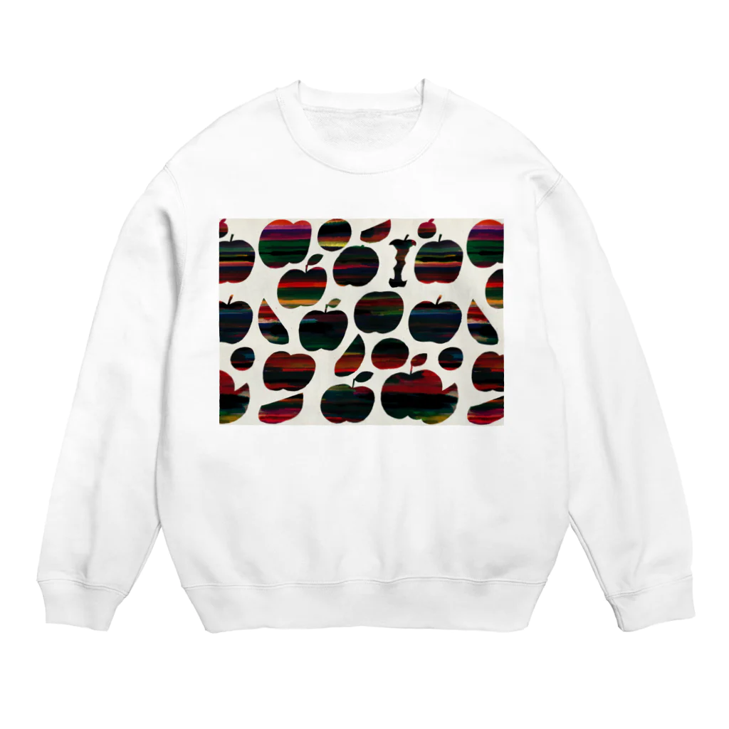 KAERUCAFE SHOPのりんご Crew Neck Sweatshirt