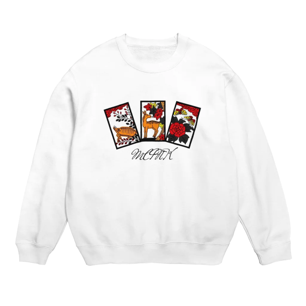 MCINKの“花札:猪鹿蝶”MCINK スウェット Crew Neck Sweatshirt