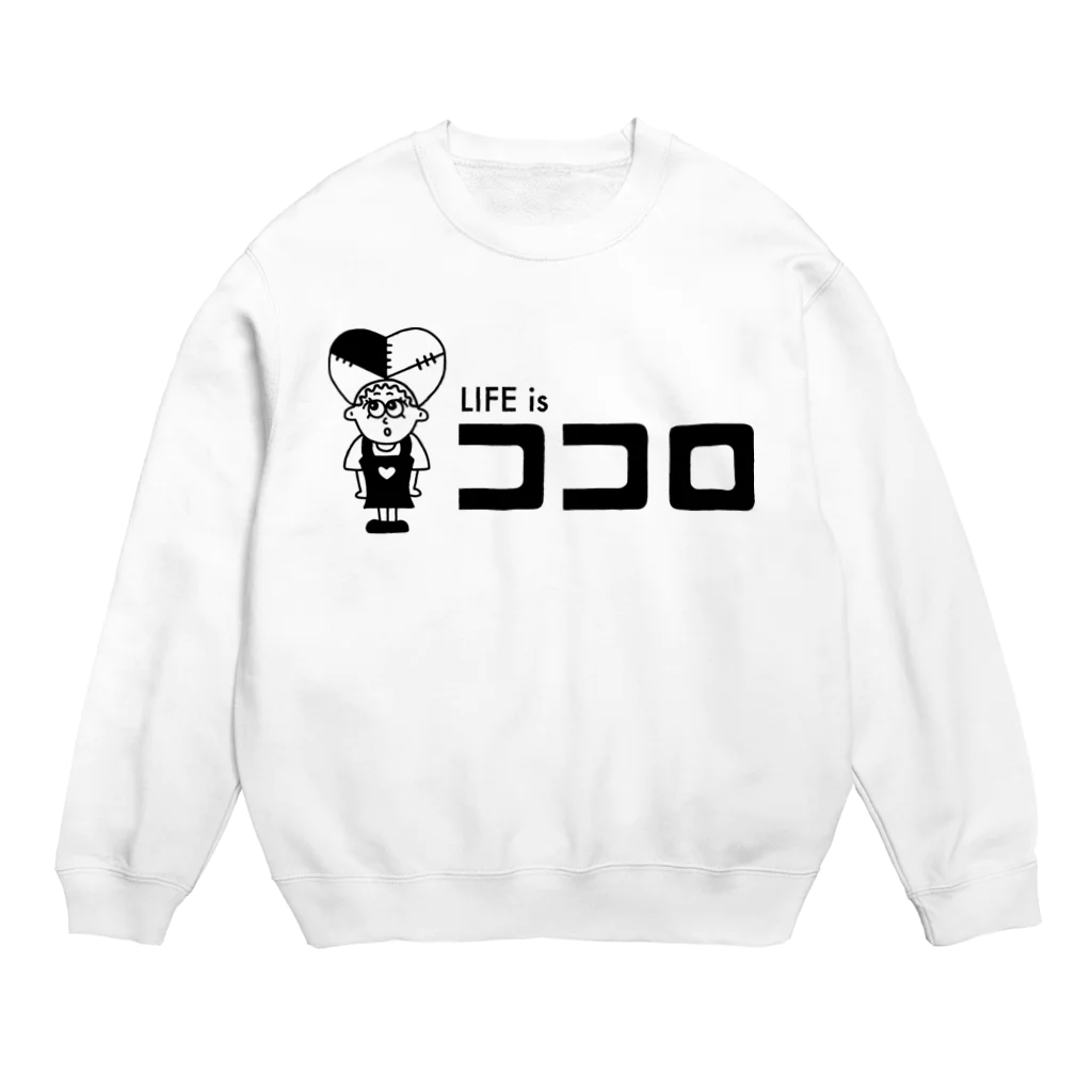 cocoro_556のココロロゴ Crew Neck Sweatshirt