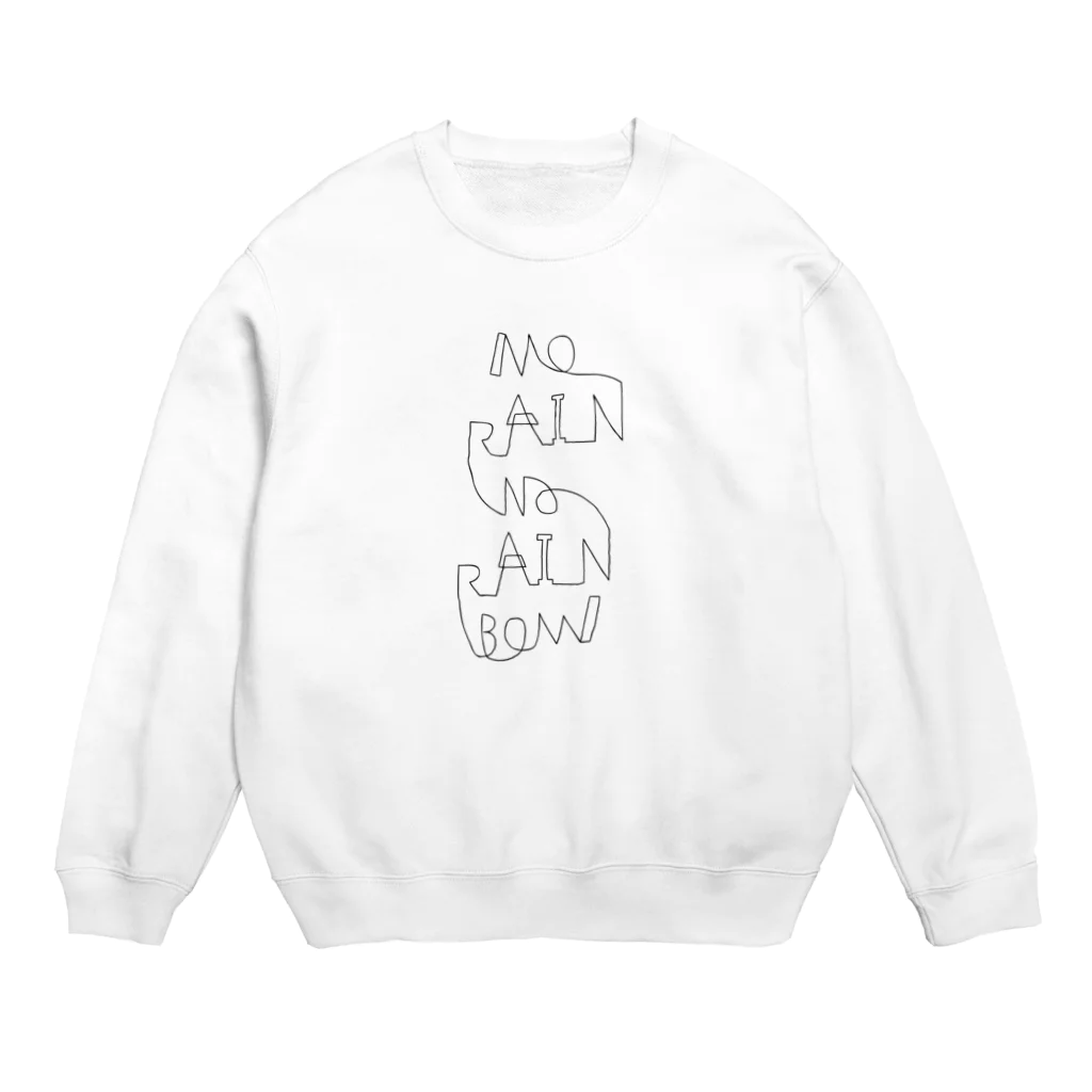 Panic JunkieのNo Rain, No Rainbow Crew Neck Sweatshirt