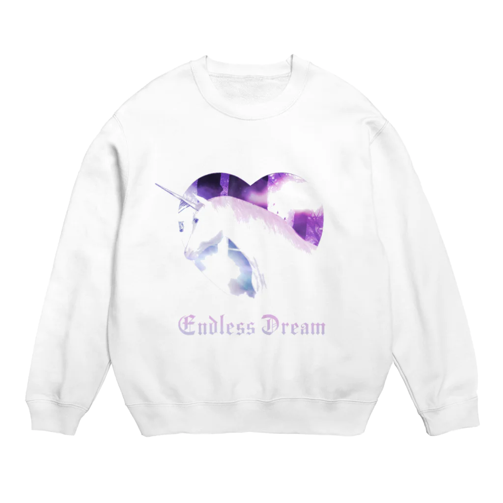 IENITY　/　MOON SIDEのEndless Dream #Purple Crew Neck Sweatshirt