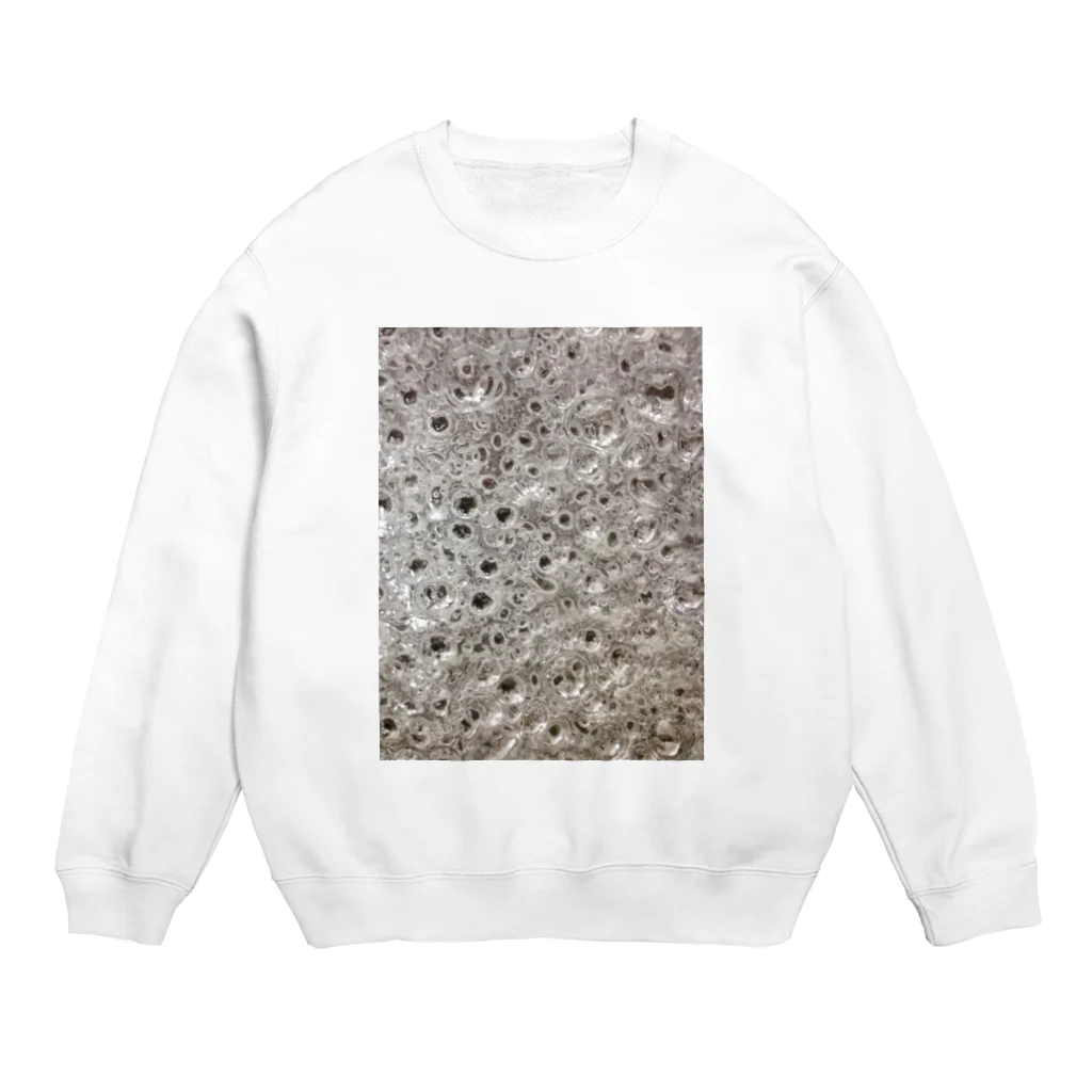 Pinkpintaroの気泡 Crew Neck Sweatshirt