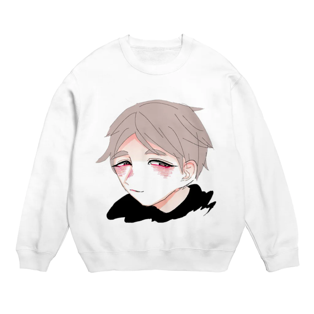 huminressのエロ目スガさん Crew Neck Sweatshirt