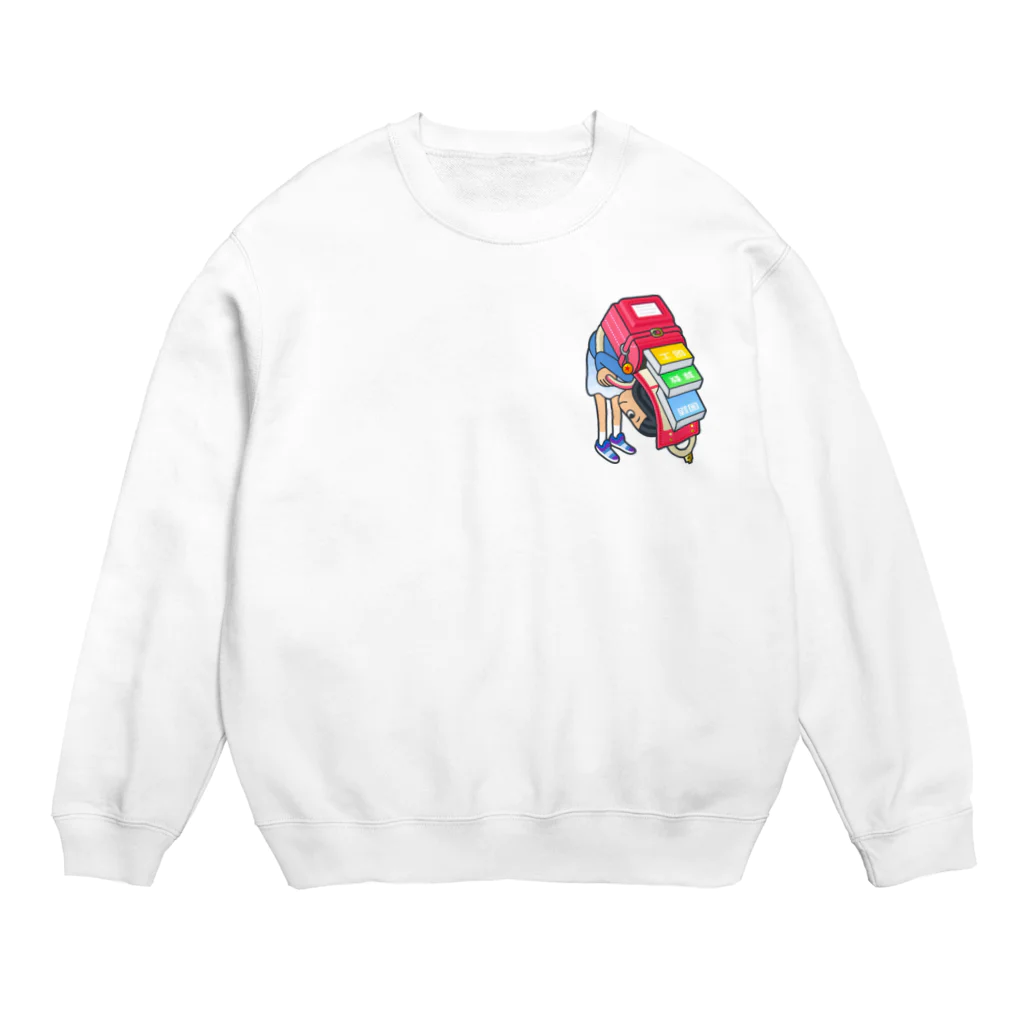 服部ともあきのアッちゃん！おっちょこちょい Crew Neck Sweatshirt