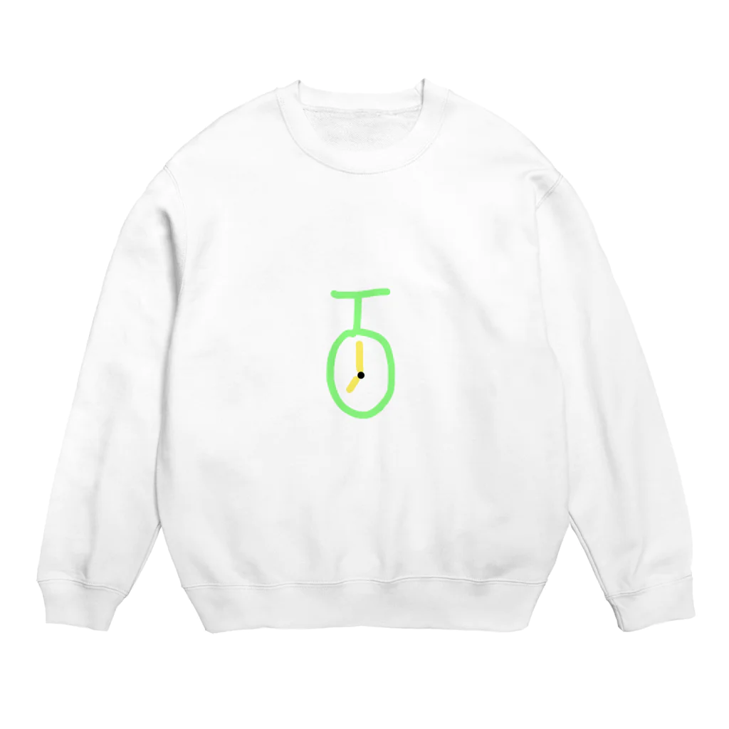 スマッシュ！のーひろ✨の甜瓜時計党 Crew Neck Sweatshirt