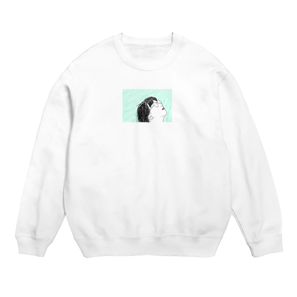 しげぞの夏の君 Crew Neck Sweatshirt