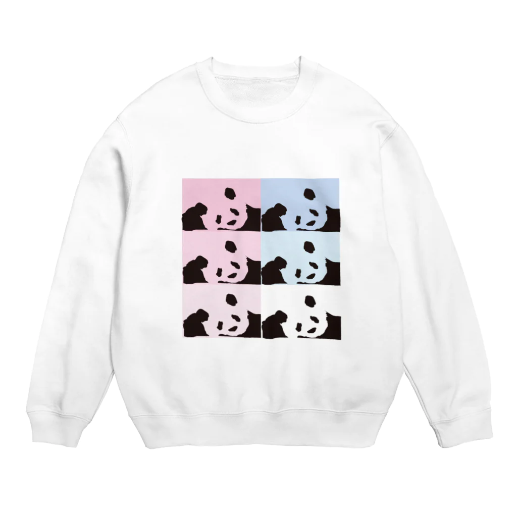 _mspianoの🐼 Crew Neck Sweatshirt