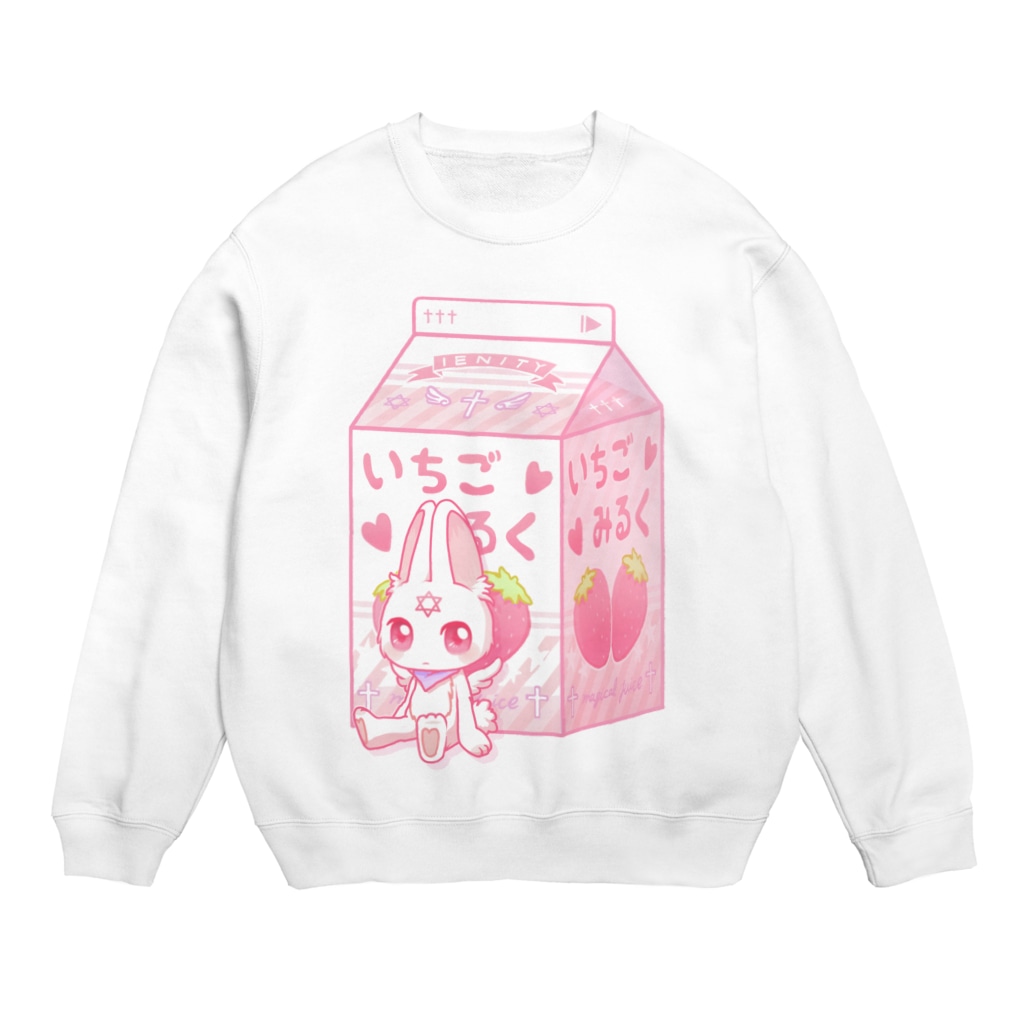 IENITY　/　MOON SIDEのぎんちゃんといちごみるく Crew Neck Sweatshirt
