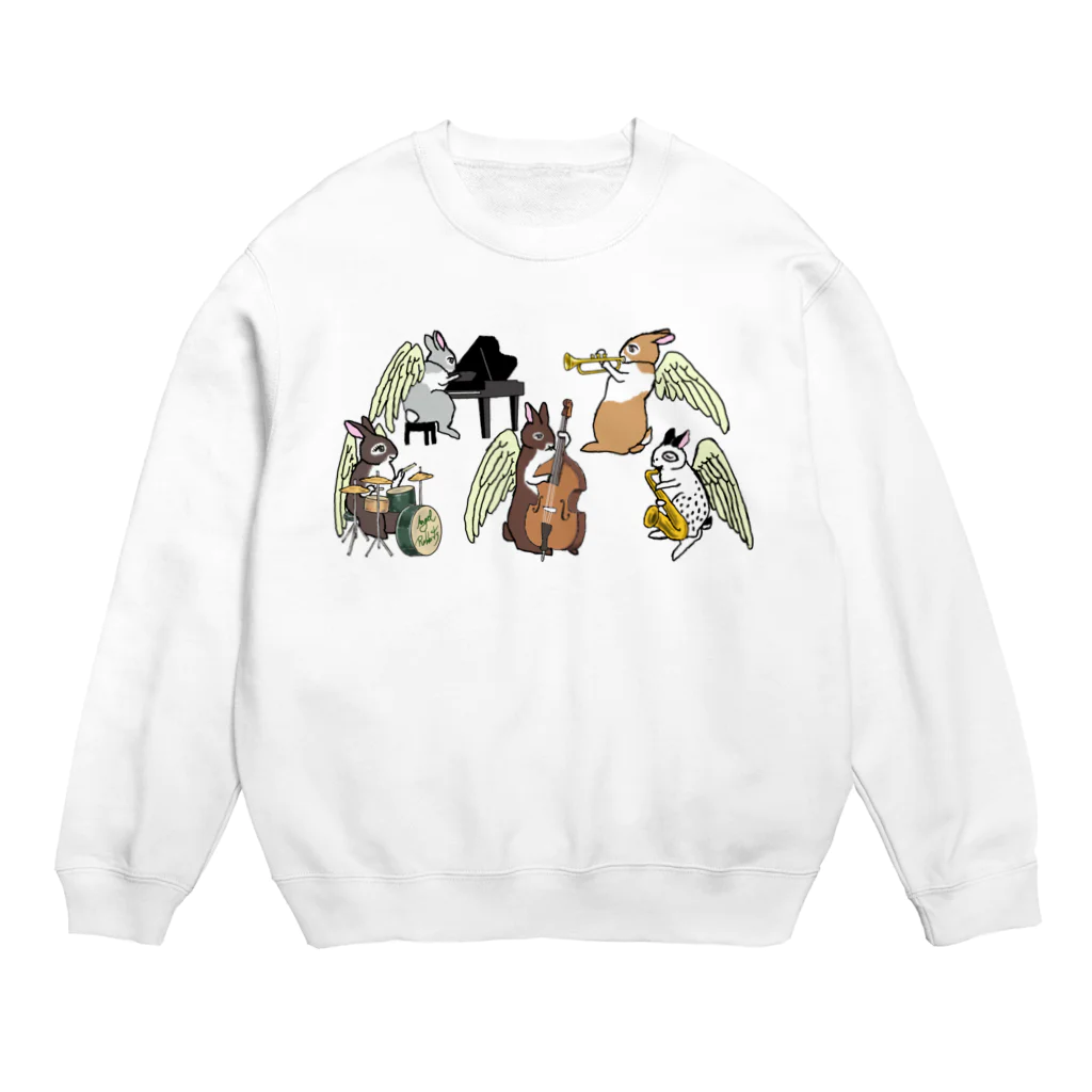 AngelRabbitsの天使うさぎのジャズクインテット Crew Neck Sweatshirt