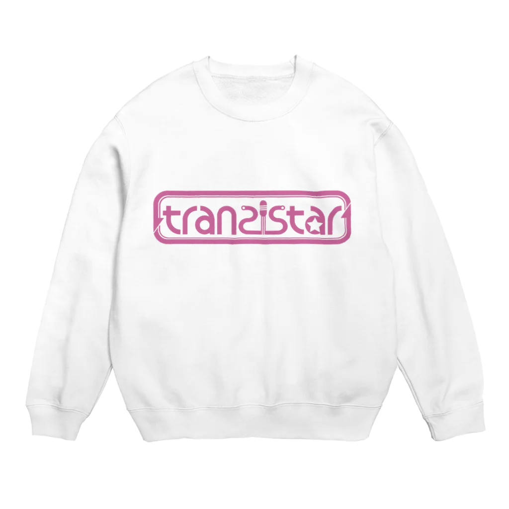 Transistor store（SUZURI支店）のTransistor ロゴTシャツ Crew Neck Sweatshirt