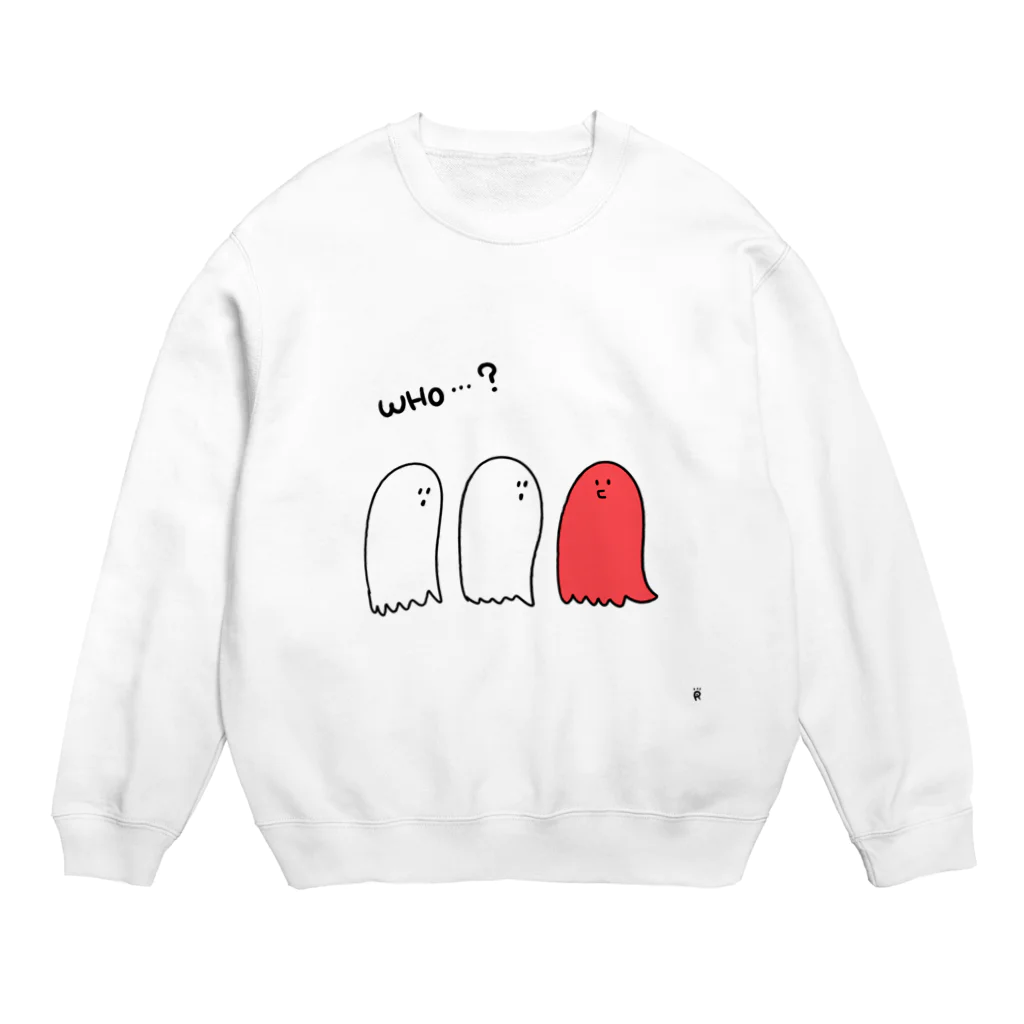 なで肩うさぎの美香堂のおばけとタコさんウィンナー Crew Neck Sweatshirt