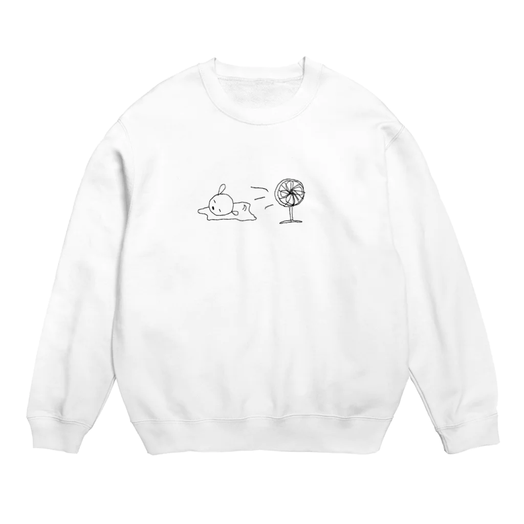 ZENのナツバテらくがきくうさん Crew Neck Sweatshirt