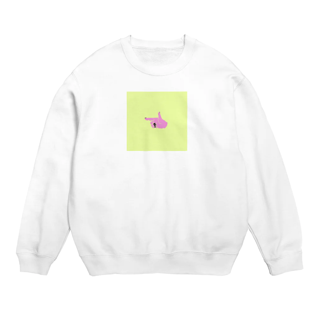 610さんの指 Crew Neck Sweatshirt