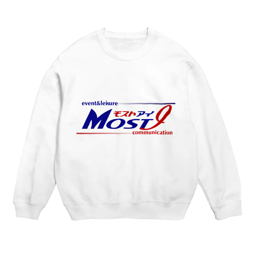 kametakaのモストアイロゴ（イベント＆レジャー) Crew Neck Sweatshirt