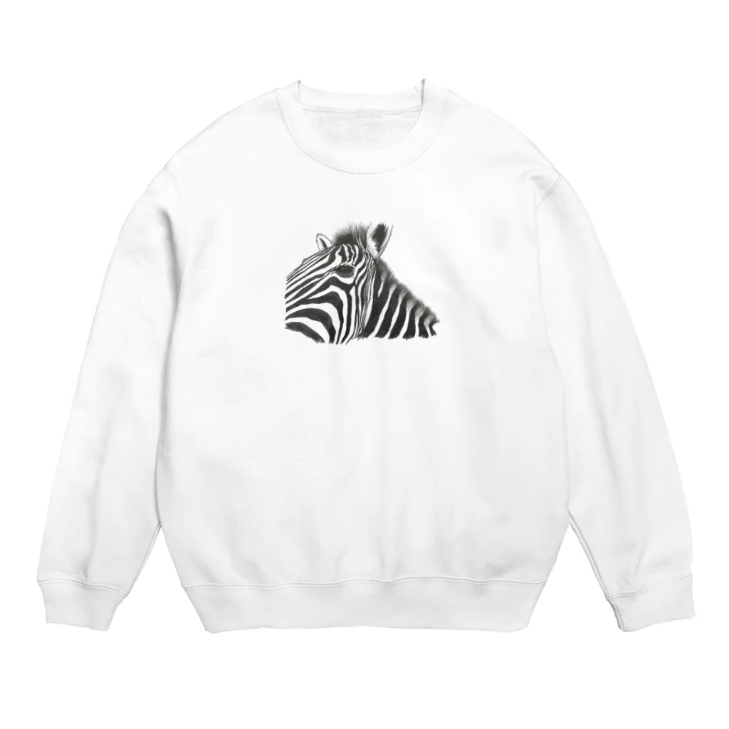 アポロのシマウマさん Crew Neck Sweatshirt