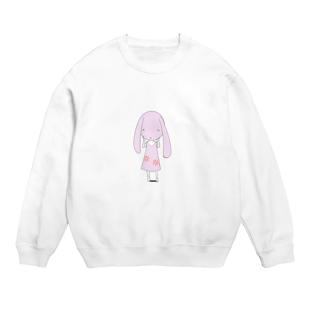 クールクミンのカブルちゃん ウサギVer. Crew Neck Sweatshirt