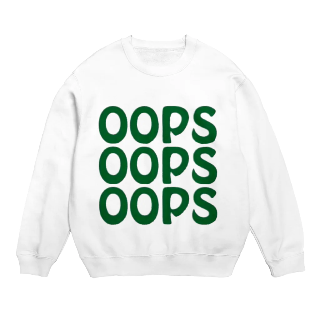 oopsのウップス３ Crew Neck Sweatshirt