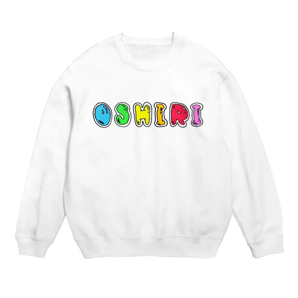 【Yuwiiの店】ゆぅぅぃーのおしり　oshiri Crew Neck Sweatshirt