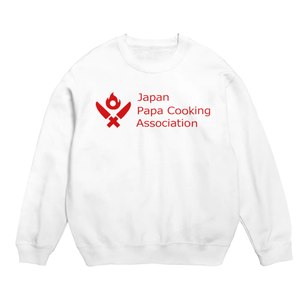 日本パパ料理協会の日本パパ料理協会ロゴ入り Crew Neck Sweatshirt