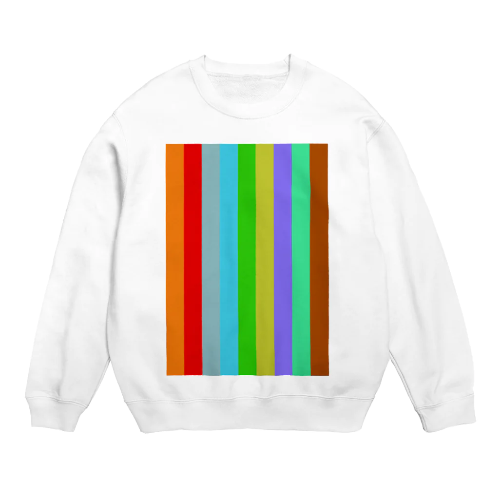 きのこスイミングの東京地下鉄カラー Crew Neck Sweatshirt