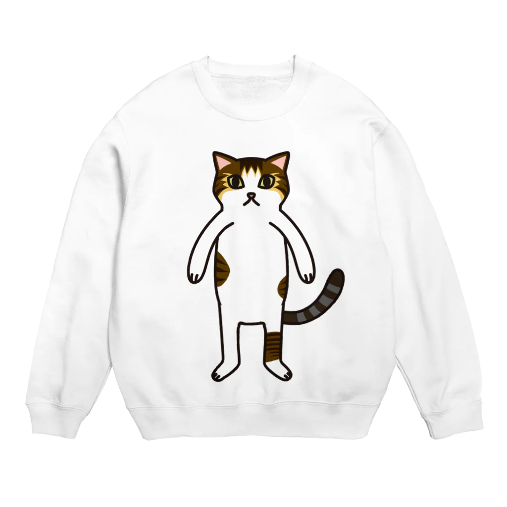 ねこのごまおはぎのねこのごまおはぎ Crew Neck Sweatshirt