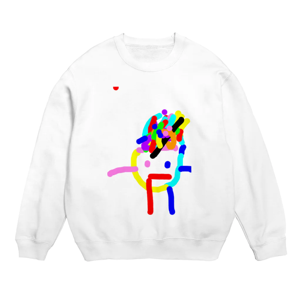 ruiruijiのspaceman☆3 Crew Neck Sweatshirt