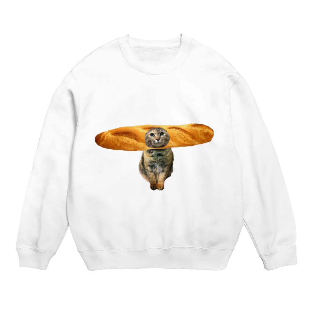 ちょこすけのおフランスのねこ Crew Neck Sweatshirt