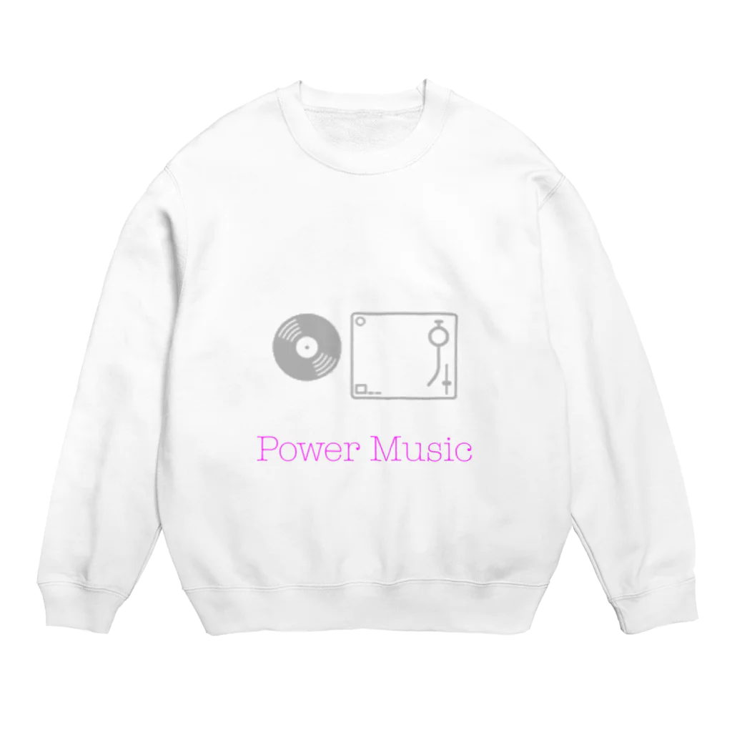 2step_by_JrのPower Music Crew Neck Sweatshirt