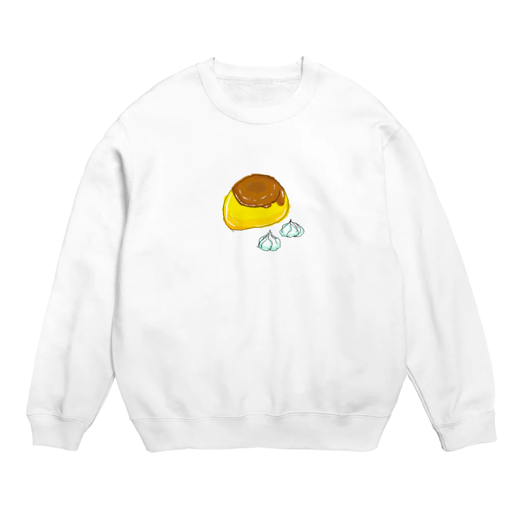 rn々のプリン Crew Neck Sweatshirt