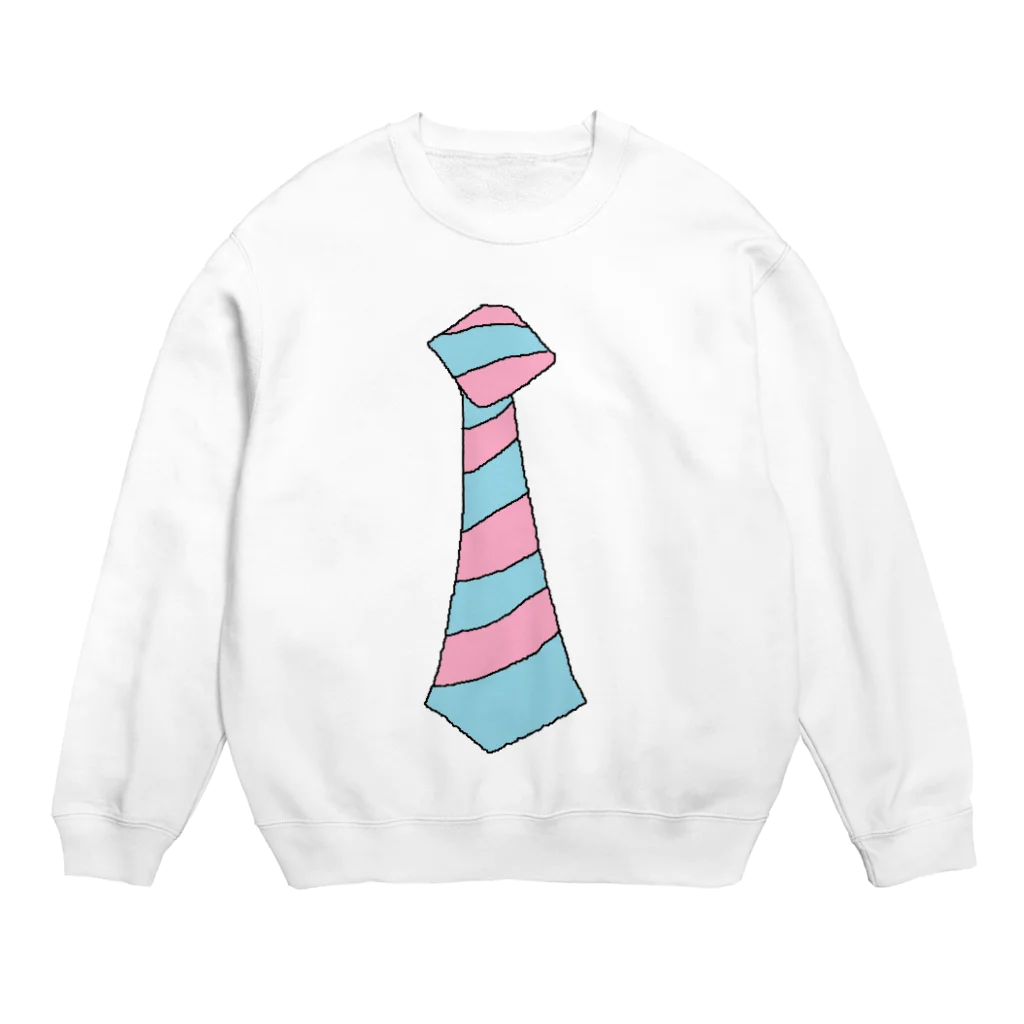 kumaneko-sのネクタイ Crew Neck Sweatshirt