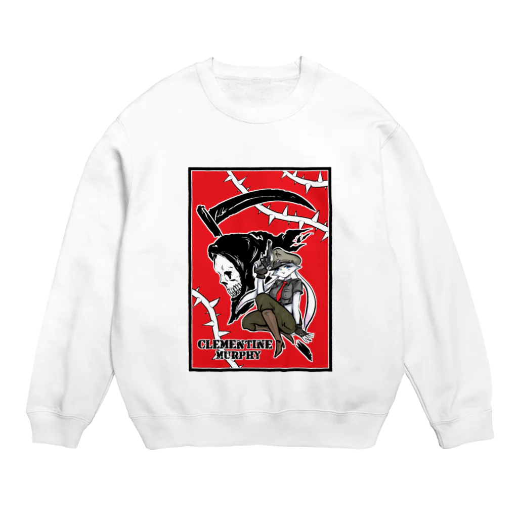 NINJA WARSの死神クレメンタイン・マーフィー Crew Neck Sweatshirt