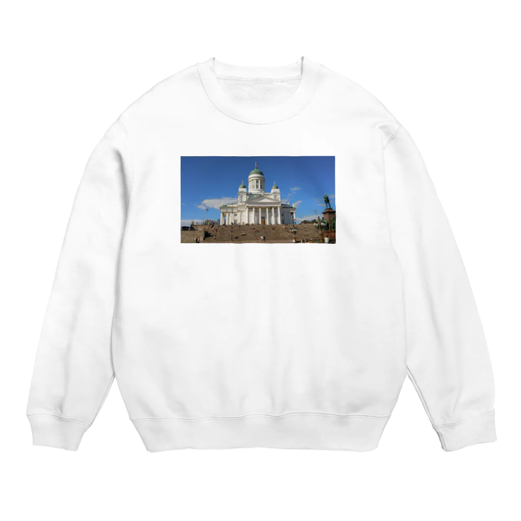 finlandfinlandのヘルシンキ大聖堂 Crew Neck Sweatshirt