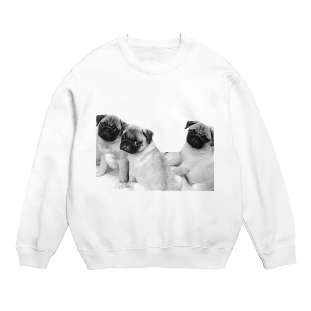 PUG283の３PUG Crew Neck Sweatshirt