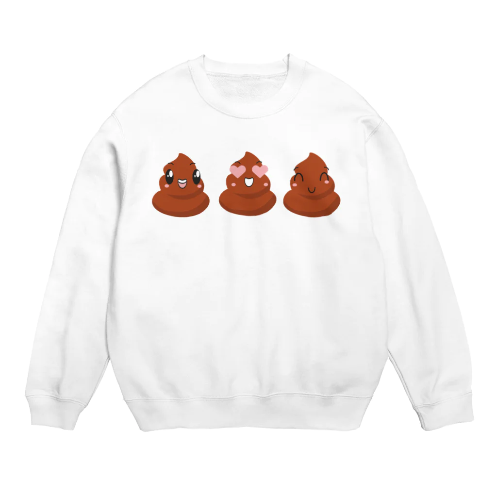 FoxFangのkawaii poop Crew Neck Sweatshirt