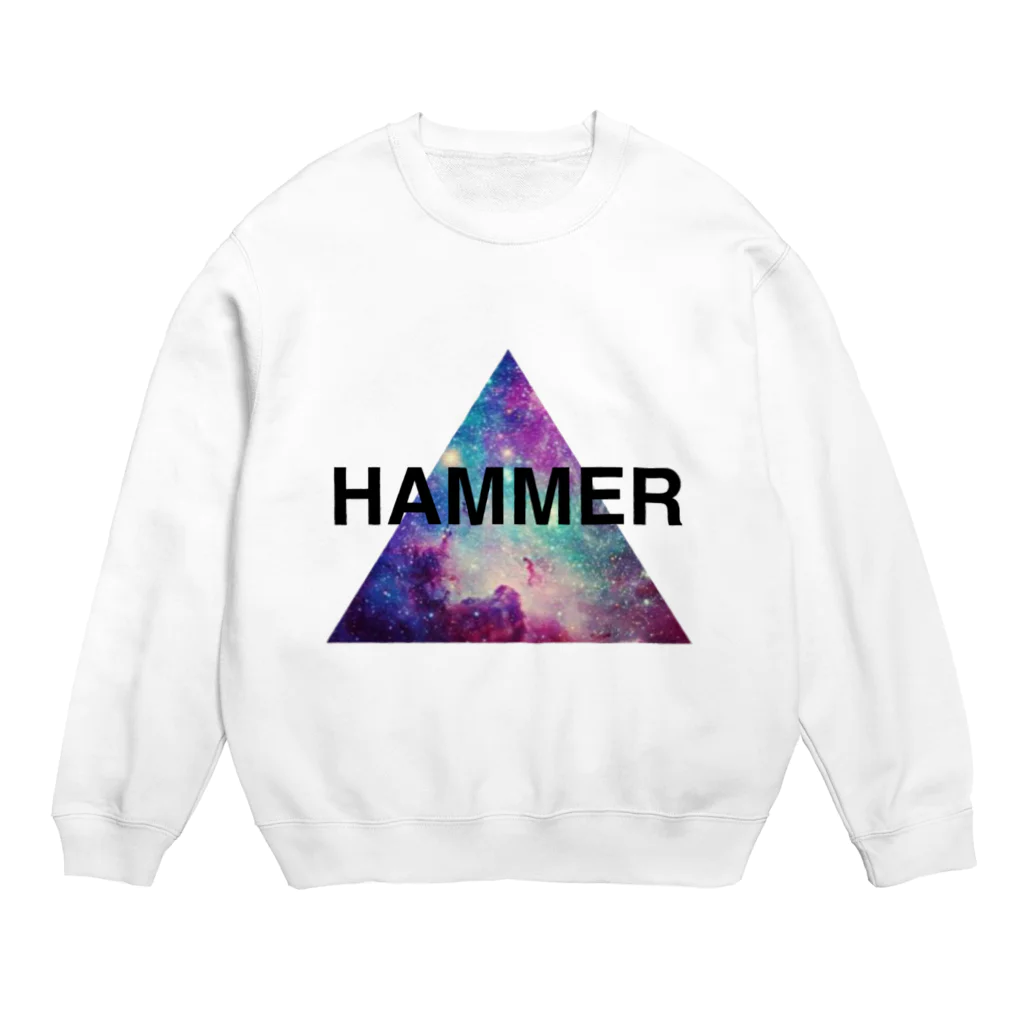 Five SenseSのHAMMER/スウェット/白 Crew Neck Sweatshirt