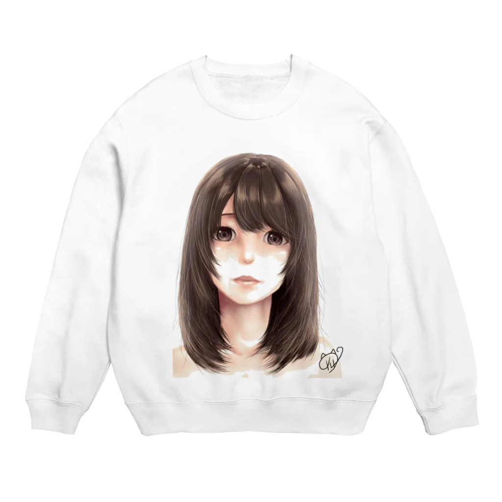 赤目のノラ@タン君ｼﾞｬﾅｲﾖの初商品 Crew Neck Sweatshirt