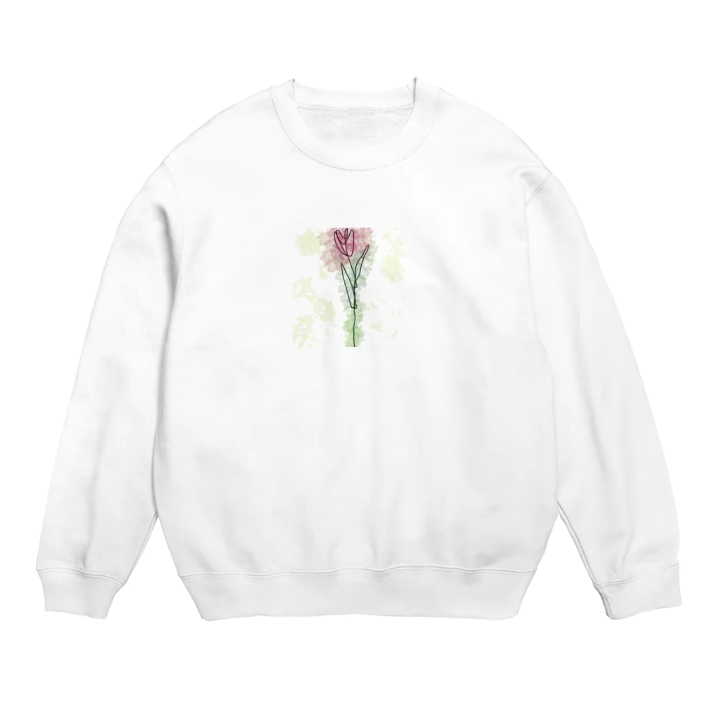 Imp=I'mpの一輪のチューリップ(色付きver.) Crew Neck Sweatshirt