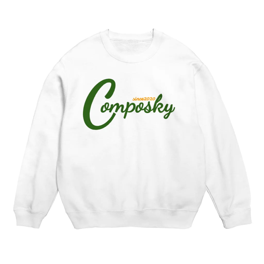 ComposkyのBIG INITIAL Crew Neck Sweatshirt