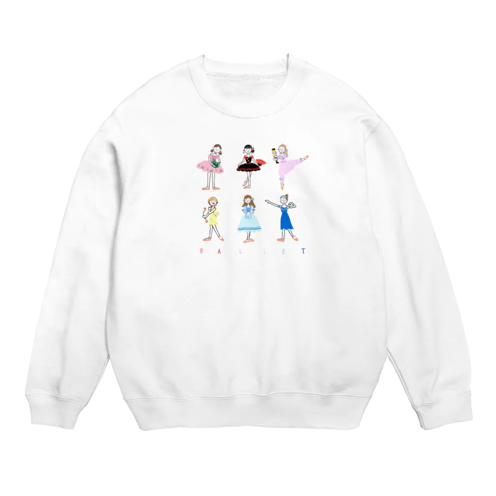 しまもちのバレリーナ　大集結 Crew Neck Sweatshirt