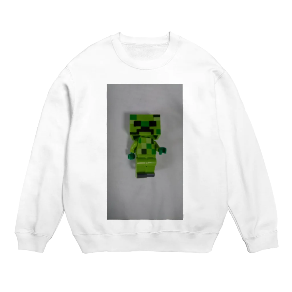 優太のMinecraft風 Crew Neck Sweatshirt