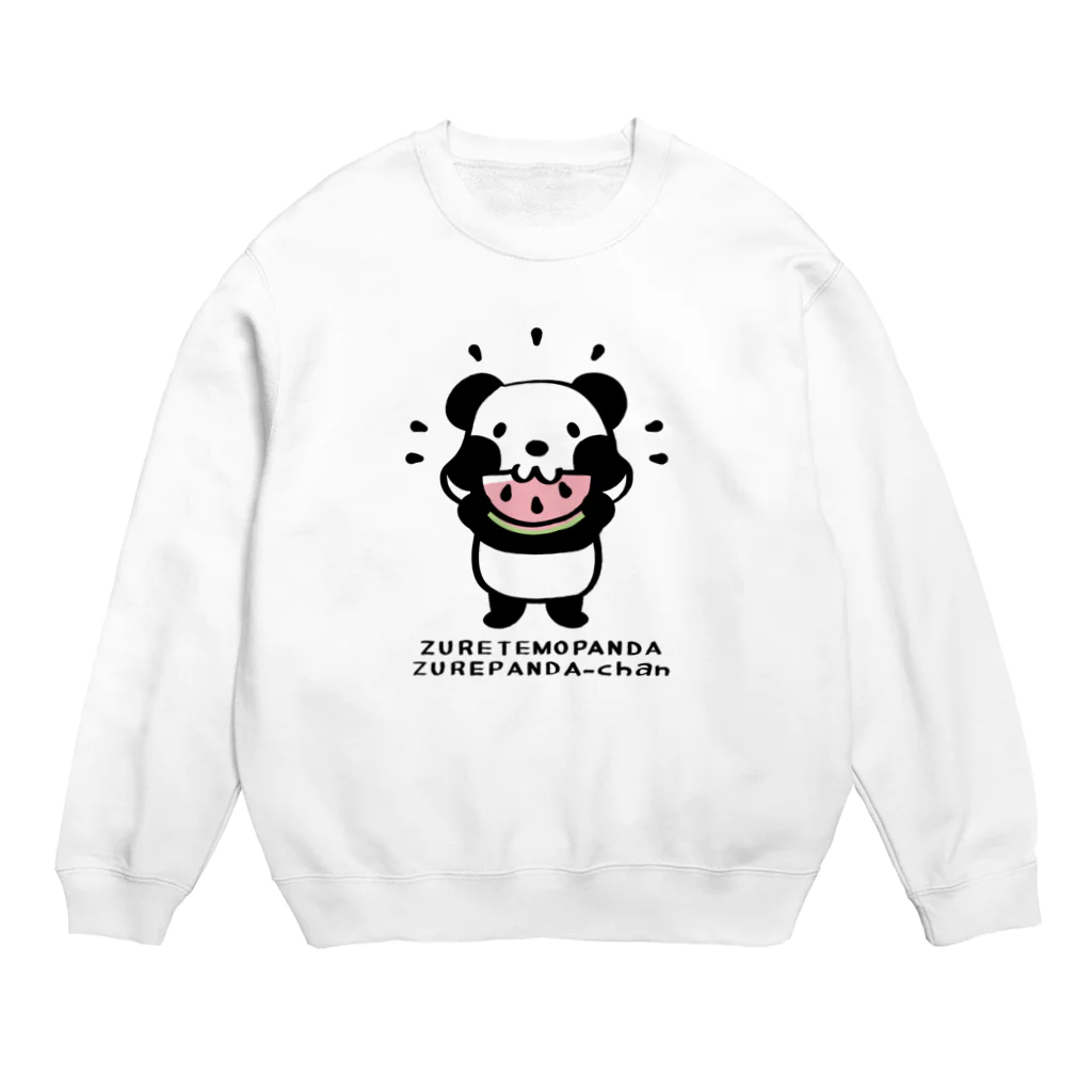 イラスト MONYAAT のパンダ！ズレてもぱんだズレぱんだちゃんnew Crew Neck Sweatshirt