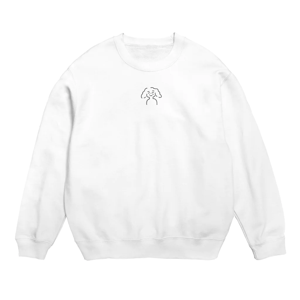 udoyata-roのトイプードルアンコー Crew Neck Sweatshirt